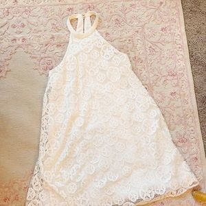 Lilly Pulitzer White Sand Dollar Eyelet Dress XXS